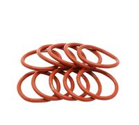 CSFFA Joint torique en silicone rouge, diamètre extérieur 8-90 mm, épaisseur CS 2,4/3,0/3,5 mm, qualité alimentaire, joint d'étanchéité étanche et isolé(OD35mm(10pcs),CS 3.0mm)