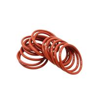 CSFFA Joint torique en silicone rouge VMQ, diamètre extérieur 4-90 mm, épaisseur CS 1/1,5/2 mm, qualité alimentaire, joint d'étanchéité étanche et isolé(OD33mm(10pcs),CS 1.5mm)
