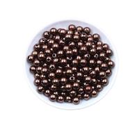 CSFFA Lot de 50 à 1000 Perles d'imitation Rondes en Plastique Acrylique avec Trou, 4/6/8/10/12 mm, for la Fabrication de Bijoux DIY(Green_4mm x 500pcs)