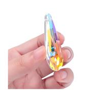 CSFFA Pendentifs prismes en Cristal de Couleur AB, 10 Formes, Accessoires Attrape-Soleil Suspendus, Ornement Arc-en-Ciel, pièces de Lustre en Cristal(9)