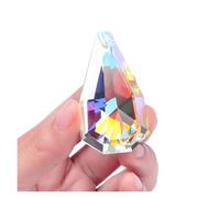 CSFFA Pendentifs prismes en Cristal de Couleur AB, 10 Formes, Accessoires Attrape-Soleil Suspendus, Ornement Arc-en-Ciel, pièces de Lustre en Cristal(7)