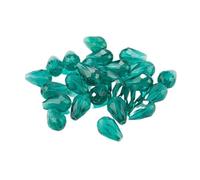 CSFFA Perles en Cristal en Forme de Goutte d'eau, Perles Rondes en Verre, 6 x 8 mm, 8 x 10 mm, for la Fabrication de Bijoux, DIY, 24 Couleurs, Meilleures Ventes(Light Green_8x10mm 60pcs)