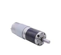 CSFFA Réducteur planétaire 12 V/24 V CC, faible vitesse, longue durée de vie, couple super puissant, 42 mm, moteur 775, décélération, à engrenages balais(8mm shaft,120RPM_24V)