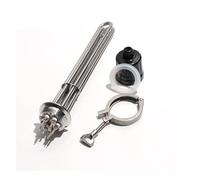 CSFFA Résistance chauffante électrique à bride G2 en acier inoxydable avec triple collier et raccord 3 kW/4,5 kW/6 kW/9 kW/12 kW 380 V for brassage(Type 2,220V,9KW 290mm)