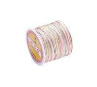 CSFFA Rouleau de 30 m de Fil en Nylon de 0,8 mm, Cordon tressé for Pompons, nœuds Chinois, Bracelets, Accessoires de Fabrication de Bijoux(Color 09_0.8mm)