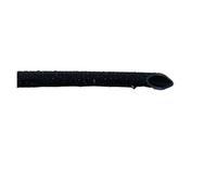 CSFFA Tube en Silicone de qualité alimentaire 1M, tuyau Flexible ID 1-14mm for conduites de boisson/eau(Black,1 METERS_ID 1MM X OD 3MM)