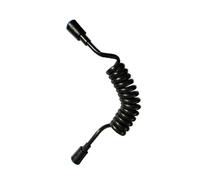 CSFFA Tuyau de douche télescopique à ressort en spirale for toilettes, bidet, pulvérisateur, ligne téléphonique, tuyau de plomberie, accessoires de salle de bain 150 cm 200 cm(Black,1.5m)