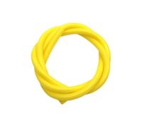 CSFFA Tuyau flexible en silicone de 1 mètre, diamètre intérieur 2, 3, 4, 5, 6, 7, 8, 9, 10, 12 mm, de qualité alimentaire, for boissons gazeuses, connecteur d'eau, plomberie colorée(Yellow Silicone tu
