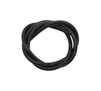 CSFFA Tuyau flexible en silicone de 1 mètre, diamètre intérieur 2, 3, 4, 5, 6, 7, 8, 9, 10, 12 mm, de qualité alimentaire, for boissons gazeuses, connecteur d'eau, plomberie colorée(Black Silicone tub