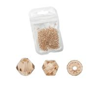 CSFFA Vente en Gros, 1000 pièces, Grand Sac de Perles colorées en Cristal bicône de 4 mm, Perles d'espacement en Vrac, Accessoires for la Fabrication de Bijoux et de Bracelets(Ssha_4mm 1000pcs)