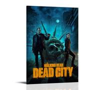 CSFWRUKL The Walking Dead City Poster Peinture décorative sur toile Art mural pour salon, chambre à coucher, art mural, impression d'image moderne, décoration de salle familiale, 30 x 45 cm
