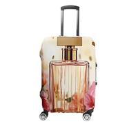 CSGJMYGS Housse de bagage de voyage élastique lavable housse de bagage tendance résistant aux rayures housses de bagages deux grenouilles protection pour bagages de 45,7 à 81,3 cm, Parfum tendance, M