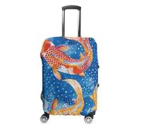 CSGJMYGS Housse de bagage de voyage élastique lavable housse de bagage tendance résistant aux rayures couverture de bagages La queue est comme une vague valise protecteur pour bagages de 45,7 à 81,3