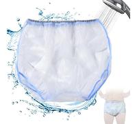 CSGTUO Culotte Plastique Lavable Culotte Incontinence Femme Slip Incontinence Homme Pantalon en Culotte Plastique PVC À Enfiler pour Adultes Imperméables Et Réutilisables,2XL,White