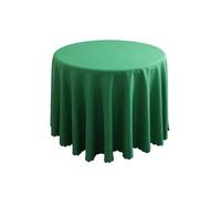 CSHWXY 1 Nappe Ronde en Polyester Bleu pour décoration de Table, hôtel, Banquet, fête d'anniversaire, Vert, diamètre 260 cm
