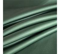 CSHWXY Drap-Housse en Soie de mûrier Naturel aux Quatre Coins avec Bande élastique, Drap-Housse de Couleur Unie, Vert, 160 x 200 x 25 cm