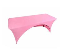 CSHWXY Nappe rectangulaire élastique Orange pour décoration de Mariage, en élasthanne, Ouverte sur Un côté, idéale pour Les fêtes d'anniversaire et Les Vacances, Rose, 1,8 m (183 x 74 x 76 cm)