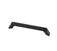 CSHWXY Poignées noires pour boutons et poignées d'armoire de meubles, poignées de cuisine, boutons de tiroir, poignées d'armoire, poignées de placard, N0137, 128 mm