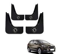 Csikoi 4Pcs Voiture Bavettes Garde Boue, pour Peugeot 3008 2012-2015 Avant Arrière Boue Anti-Éclaboussures étanche poussière Externes Accessoires
