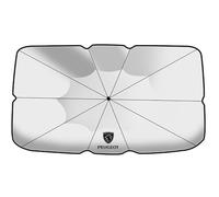 Csikoi Voiture Avant Pare-Brise Pliable Soleil Parapluie, pour Peugeot 308 Intérieur Protection UV Isolation Thermique Rotatif à 360°