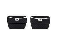 Csikoi Voiture Avant pour Siège Gap PU Cuir Organisateur, pour Changan CS35 Plus CS55 Plus CS75 Plus Eado UNI-T X5 X7 intérieur Stockage Rangement Multifonctionnel Accessoires,A/Black-2PCS