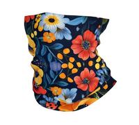 CSIVKEJ Cagoule pour cyclisme, course à pied, bandana coupe-vent, Flower 7., Taille unique