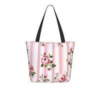 CSIVKEJ Grand sac fourre-tout pour femme, sac de plage portable, sac d'épicerie réutilisable, Floral 3, Taille unique