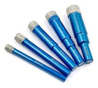 cskky 1/4/5/6/7 pièces 5-16 mm tige ronde brasée céramique marbre granit vitrifié carrelage ouvre-trou diamant foret à sec scie cloche coupe-trou .oth