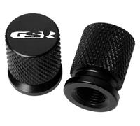 cskky Compatible avec GSR 750 600 400 GSR400 GSR600 GSR750, Accessoires de Moto, Valve de Pneu en Aluminium CNC, Capuchons de Tige de Port d'air(Black)