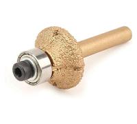 cskky Fraises diamantées brasées avec tige de 6,35 mm, for fraise à granit, marbre, profilage, coupe, gravure bord pierre, 1/2 pièces .oth