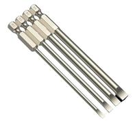 cskky Jeu d'embouts de tournevis à tête plate, fente pointe magnétique, outil électrique, acier S2, tige 1/4 pouce, changement rapide .oth