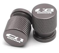 cskky Logo CB1000R Compatible avec CB1000R CB 1000R 2008-2020 2019 2018 Accessoires de Moto Bouchons de Valve de Pneu de Roue Couvre-tiges de Jante de Pneu(Titanium)
