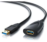 CSL Câble d'extension USB 3.0 type A, Câble répéteur actif avec amplification du signal - 5m