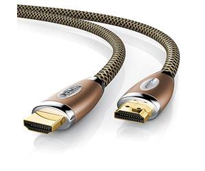 CSL Câble HDMI 2.1 UHD II 8k haut débit avec Ethernet 3 m HDMI 2.1 2.0 2.0 1.4a 8K Ultra HD II 4320p Câble triple blindage 3D ARC CEC Design cuivre 3 m