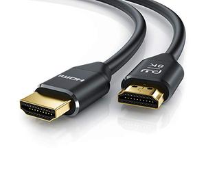 CSL - Câble HDMI 8k 2.1 2m - 8K @ 60Hz 4K @ 120Hz avec DSC - HDMI 2.1 2.0a 2.0b - 3D - Ethernet haut débit - HDTV - UHD II - HDR