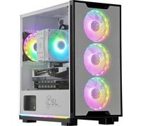 CSL Computer PC de gaming M11650H AMD Ryzen 7 9700X 5.5 GHz 32 GB RAM 1 TB SSD Nvidia GeForce RTX 4060 TI 8 GB GDDR6 Win 11 Home 92536