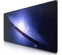 CSL Computer ,Tapis de Souris XXL Gaming 900 x 400 mm - Sous Main Grande Taille - Améliore la Précision et la Vitesse - Convient Également pour Souris et Clavier Roccat Razer Logitech - Galaxy