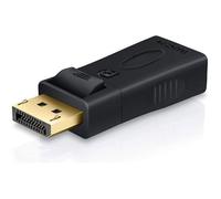 CSL - Full HD Adaptateur Displayport vers HDMI avec retransmission Audio Connecteur DP pour Prise HDMI Compatible avec Les Pr