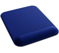 CSL Gaming Tapis de souris, Office Tapis de souris avec coussinet en gel avec & repose-poignets, 22,5 x 28 cm, bleu foncé