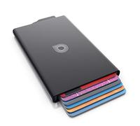 CSL- Porte Carte Bancaire Sécurise Anti Piratage, Porte Cartes RFID Blocage, Portefeuilles et Porte-Cartes Anti RFID/NFC Protection Carte Bancaire sans Contact, Jusqu'à 6 Cartes, Compact et Stable