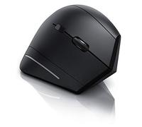 CSL - Souris ergonomique verticale sans fil pour Droitiers, Dongle USB 2,4Ghz Vertical Wireless Mouse Plug & Play, 1200 dpi, 6 Boutons, Ergonomique reposante pour le bras Soulagement de l'épicondylite