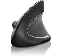 CSL - Souris Optique TM137U Modèle Verticale - Design Ergonomique - prévention du Syndrome de la Souris de l'épicondylite - particulièrement reposant pour Le Bras - Souris sans Fil - 5 Boutons