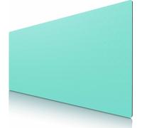 CSL Tapis de souris, Sous-mains de bureau XXL, Aspect cuir élégant, Tapis de souris 900 x 400 mm, vert menthe