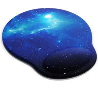 CSL Tapis de souris, tapis de souris ergonomique en mousse pour le bureau, soulagement du poignet, Space