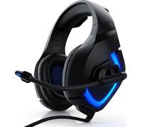 CSL USB Gaming Headset "GHS-103" avec microphone Casque pour PC (Win XP/7/8/8.1/10), PS4/4 Pro