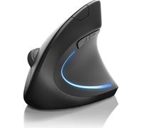 CSL - Wireless Vertical Mouse Bluetooth - souris verticale sans fil - design ergonomique - prévention du bras de souris - particulièrement doux pour le bras - pour PC Laptop Notebook