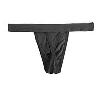 CSMARTE Homme Sexy String Ficelle T Retour Thong sous-vêtements,L,1 Noir