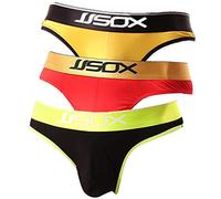 CSMARTE Homme Sexy String Ficelle T Retour Thong sous-vetements,XL,Multicolore-3 Mixte 3