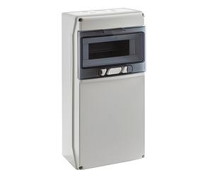 Csn9pt - Coffret Pour Prise De Courant étanche Ip65 - 1 Rangée De 9 Modules - Id