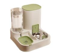Csnbfiop Distributeur d'eau et mangeoires automatiques pour animaux domestiques 2 en 1 - Gamelle et abreuvoir pour chats